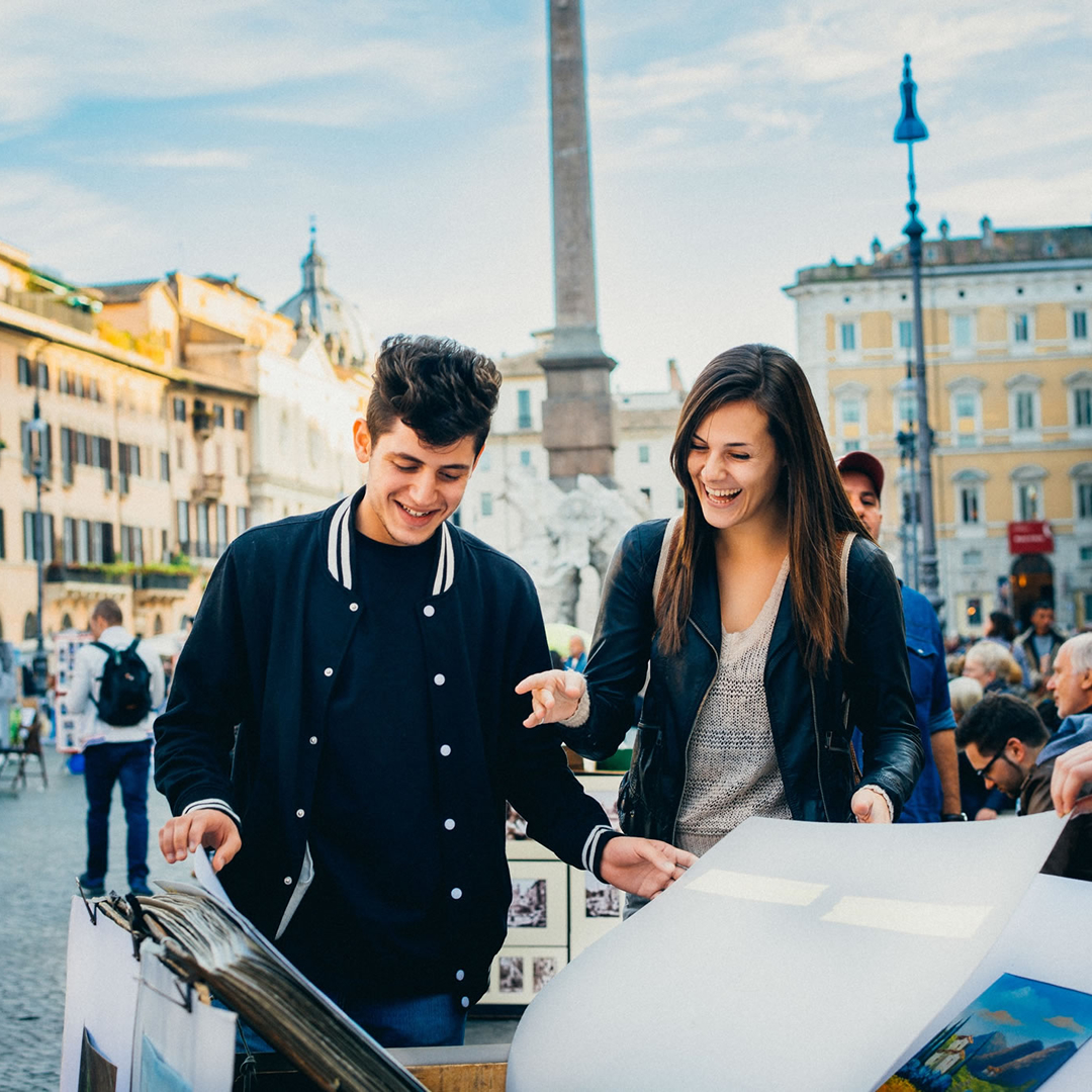 Study Abroad Students in Rome