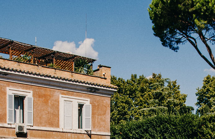 Building near trees