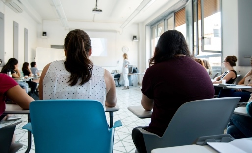 Students in class