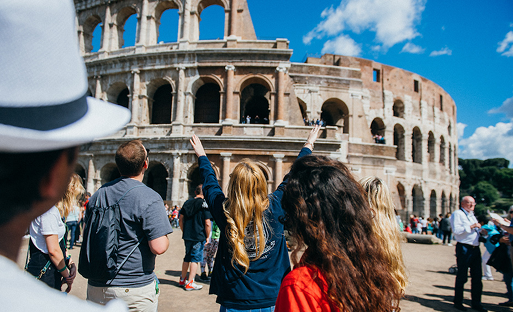 Students in Rome