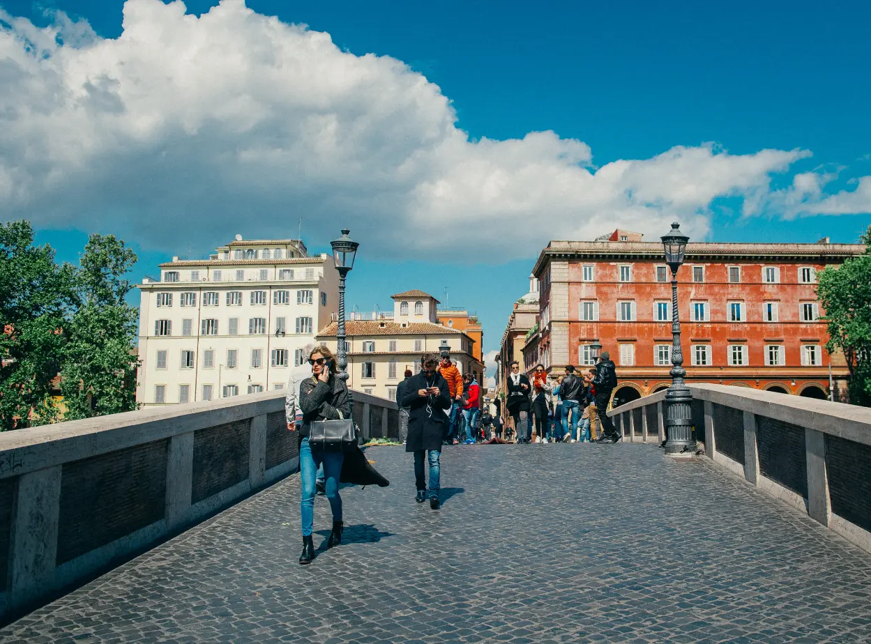 A view of Ponte Sisto