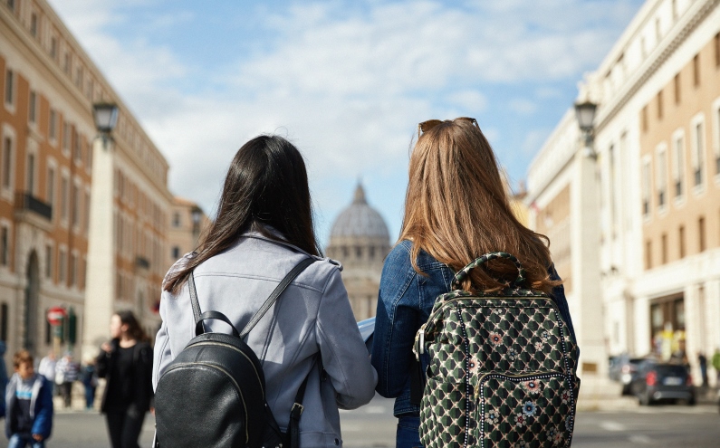 students at the Vatican
