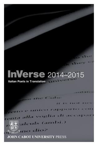  InVerse Italian Poets in Translation 2014-2015