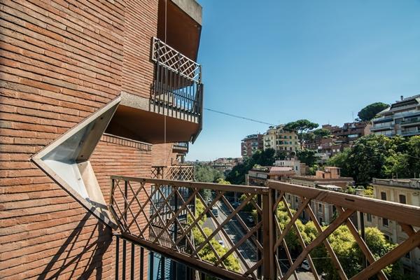 The view from one of the JCU Trastevere Apartments