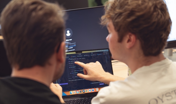 Students in computer lab