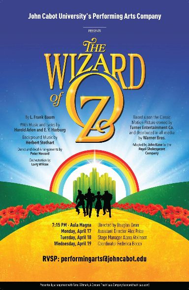 The poster for "The Wizard of Oz"