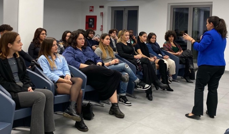 JCU student club leaders at Collegio Mazza