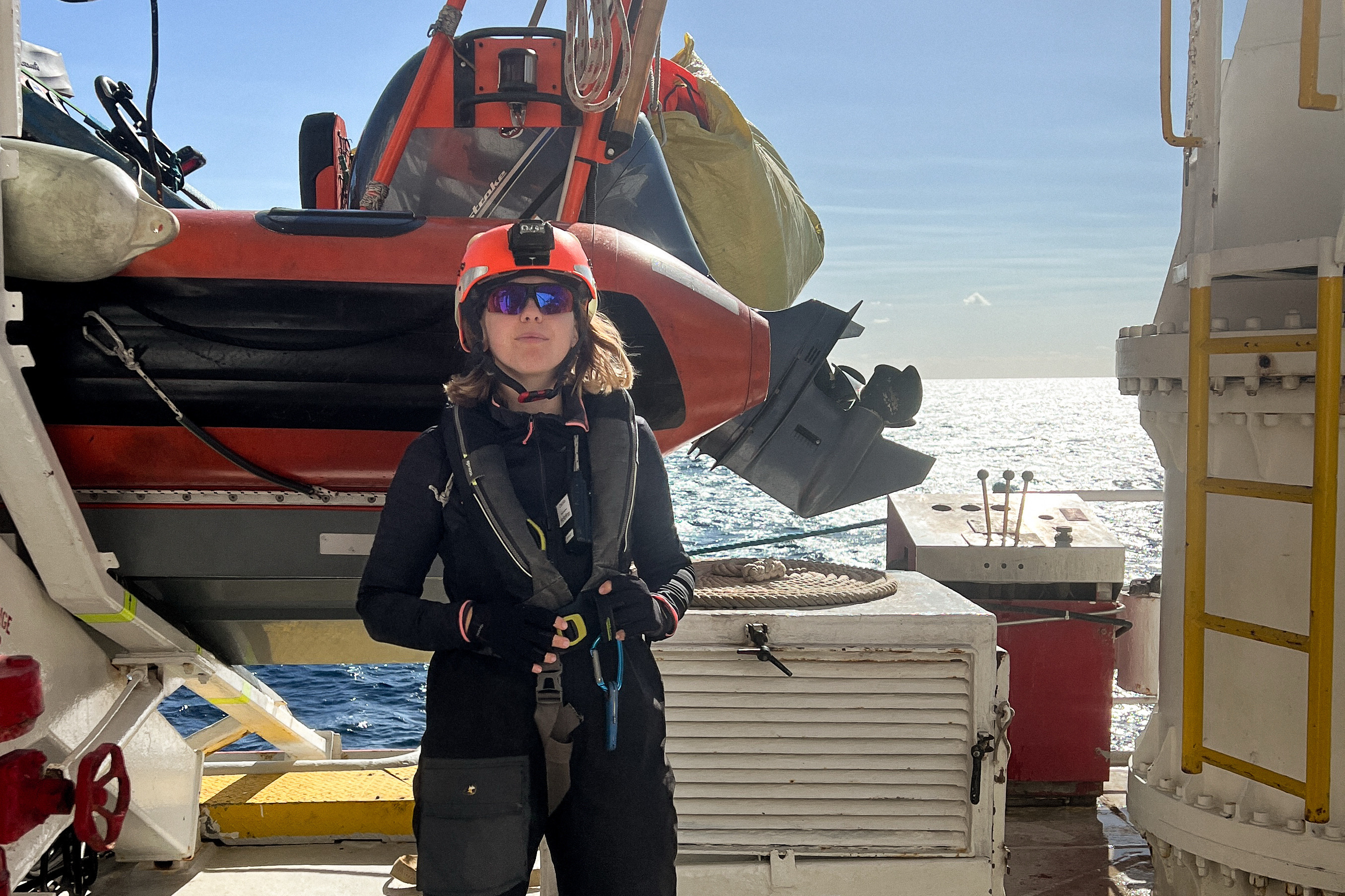 Cecilia Palmeri on the Ocean Viking