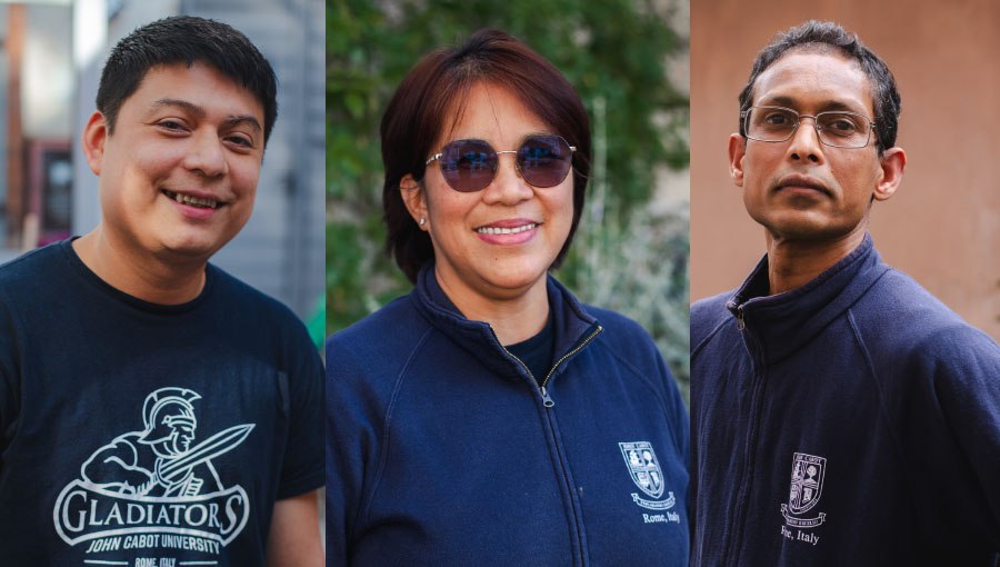 From left: Samuel Dimas, Alicia Soni, and Philip Nalin