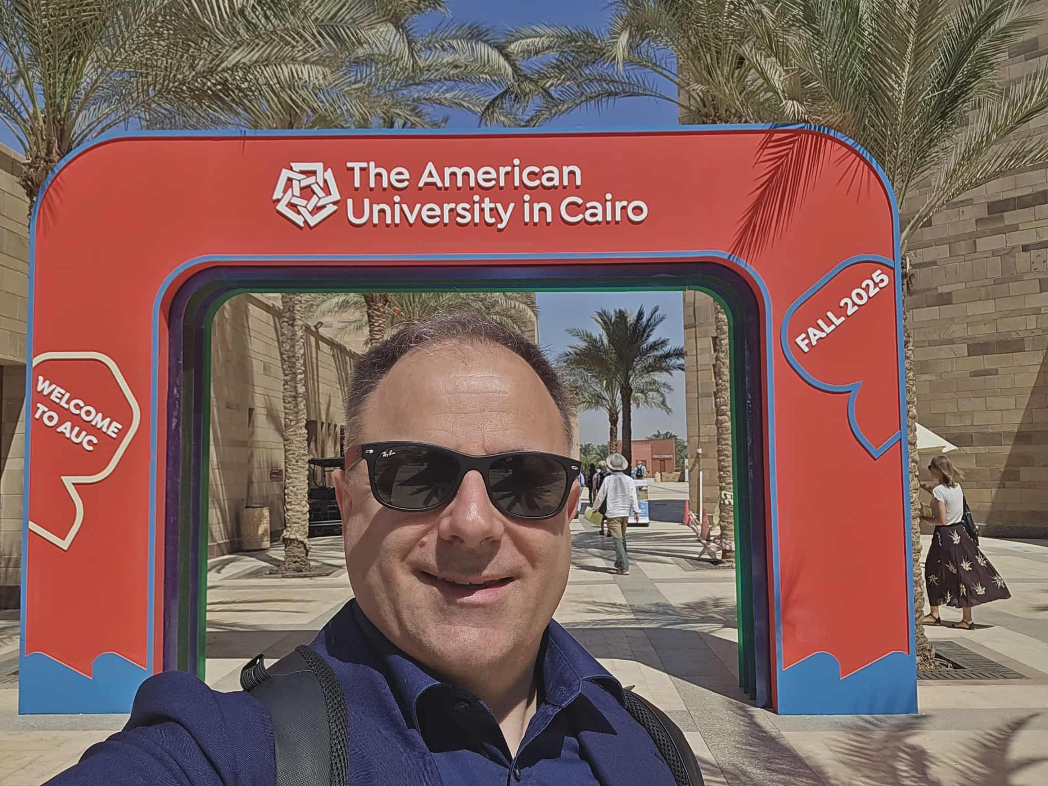 Professor Conti in Cairo, Egypt