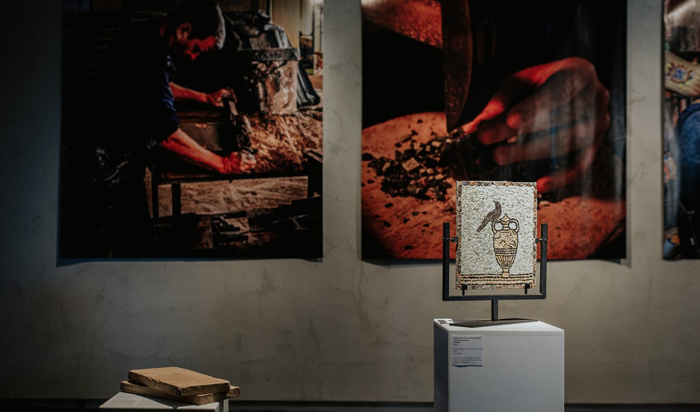 Materia Urbis exhibition (photo by MA student Emma Weiss)