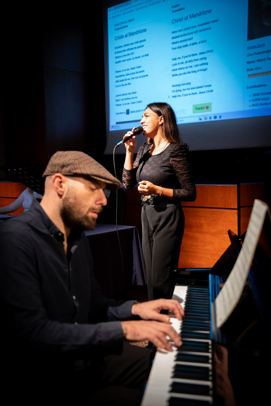 Isabella Alfano and Domenico Sanna