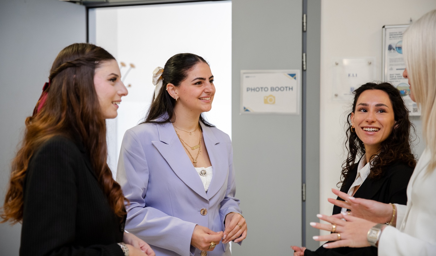 Students at the JCU Career Fair