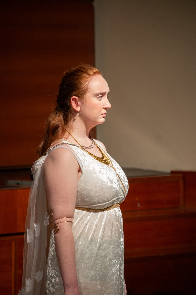 Ellen Culloty as Cleopatra in JCU's 2025 production of Antony and Cleopatra