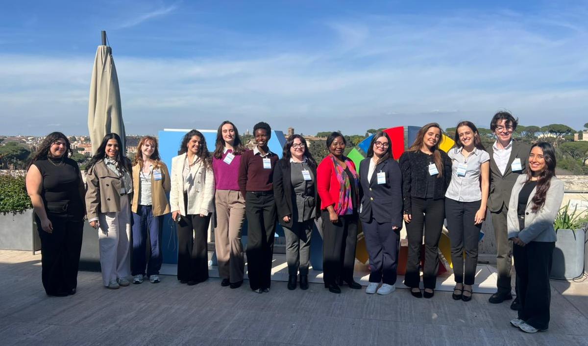 JCU students at the FAO headquarters in Rome