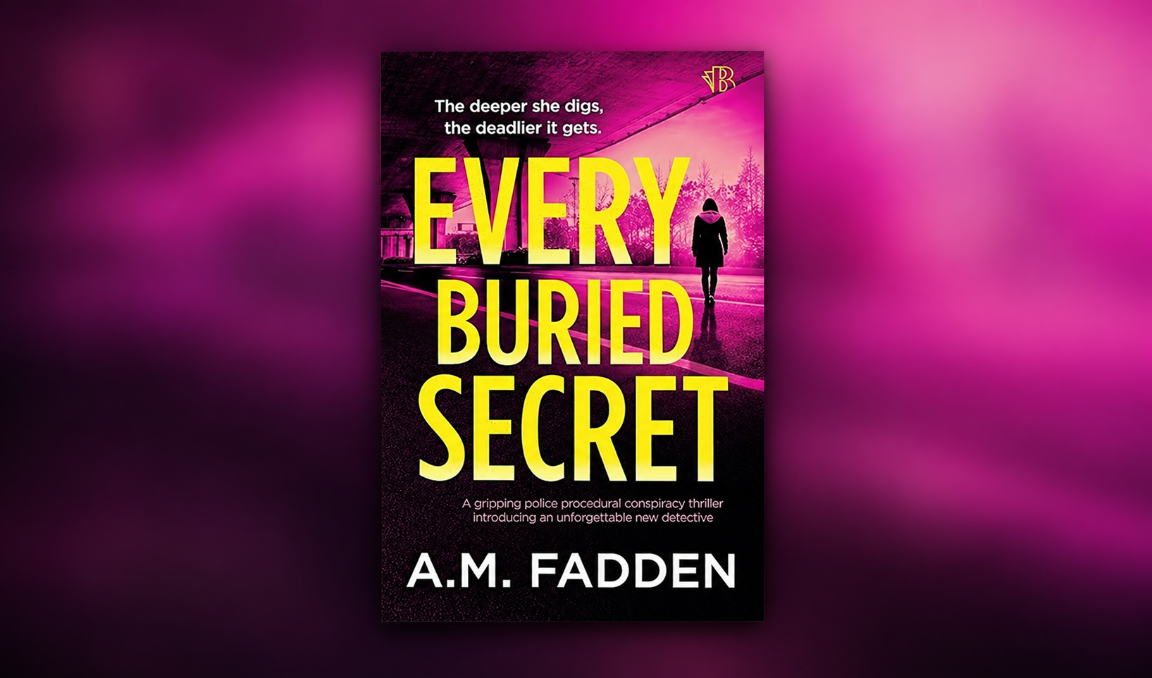 Book cover for Aidan Fadden's new crime book, Every Buried Secret