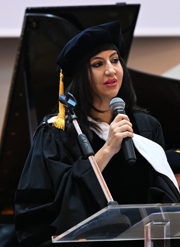 Senator Francesca La Marca at investiture of President Antonia Maioni