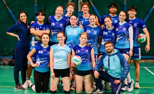 JCU's coed volleyball team
