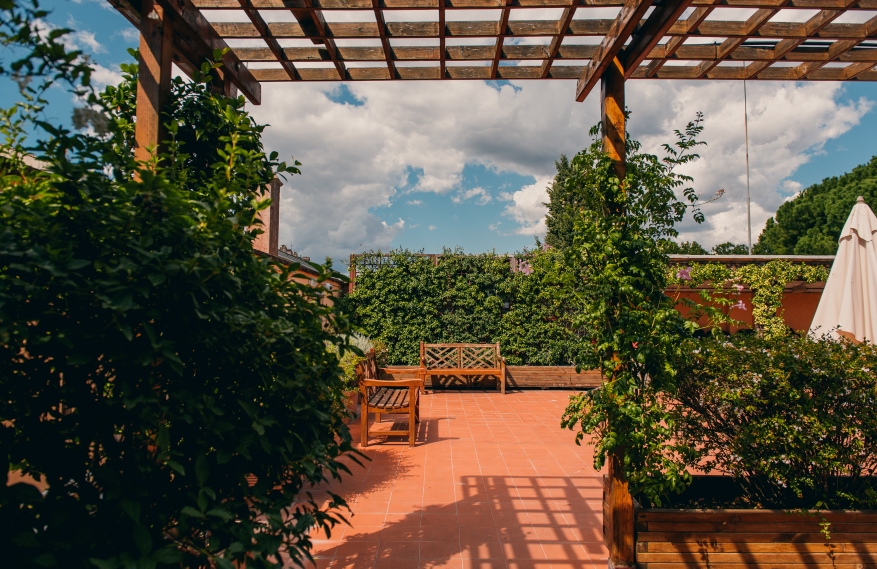 Campus terrace